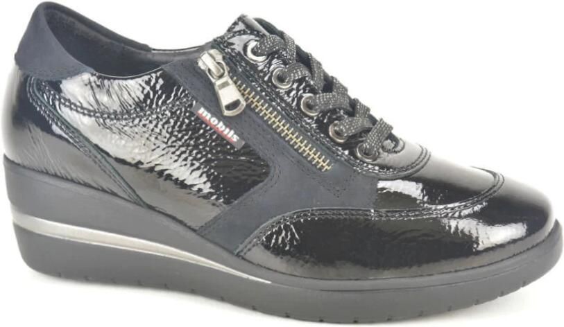 Mephisto Zwart Lace N.+tiret SpieZ.