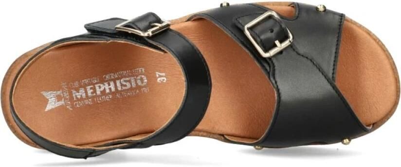 Mephisto Zwarte damessandaal zomercollectie - Foto 3