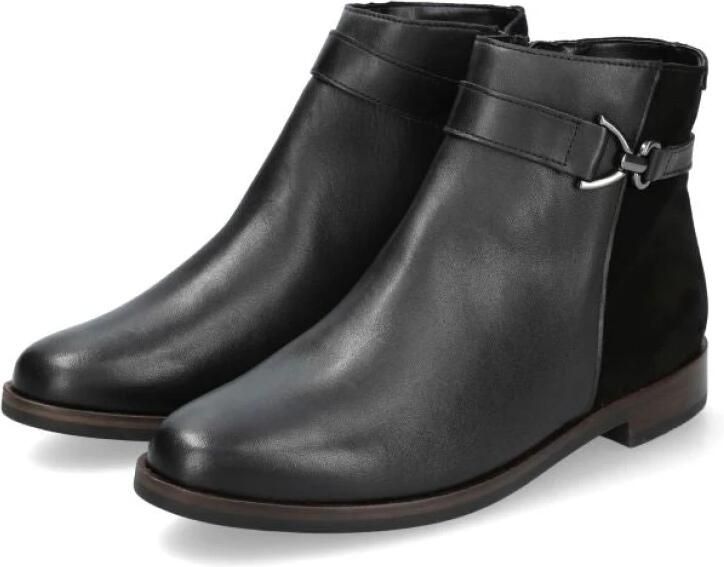 Mephisto Zwarte Enkellaars voor Dames Houria - Foto 2