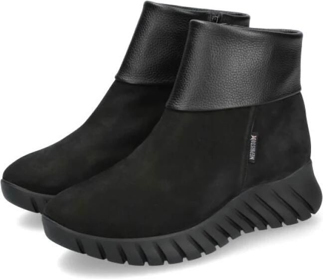 Mephisto Zwarte enkellaars voor dames Suède - Foto 2