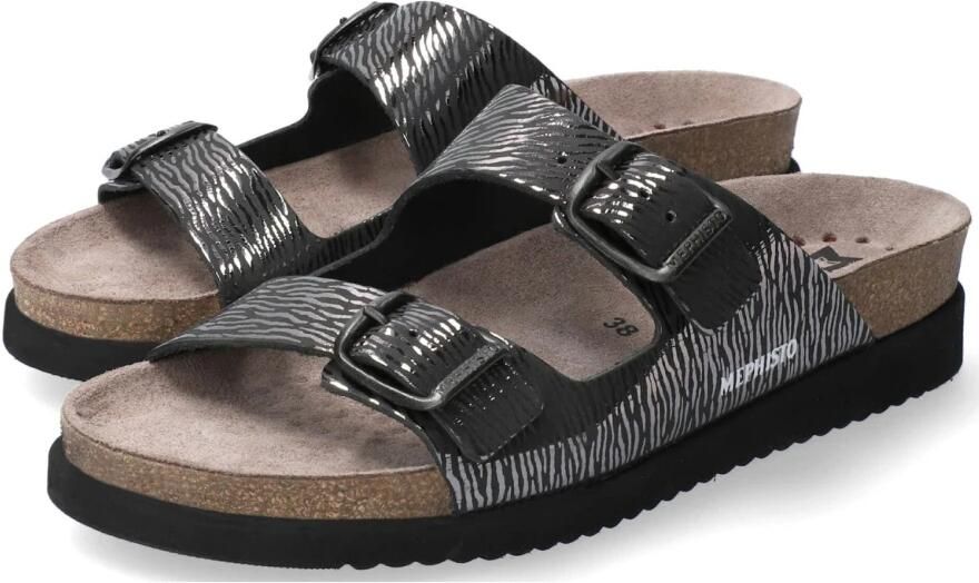 Mephisto Zwarte Patent Dames Sandaal Harmony - Foto 2