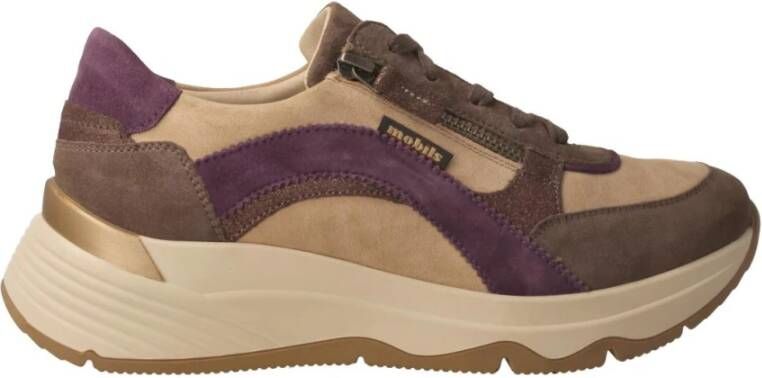 Mephisto Multicolor Suède Dames Casual Sneaker Laonie