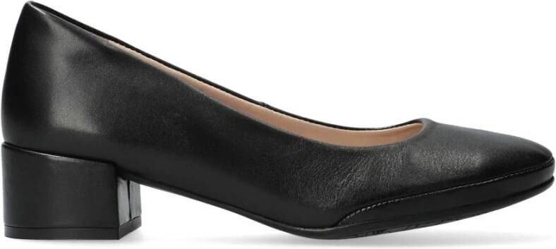 Mephisto Zwarte Leren Pumps voor Dames Black Dames