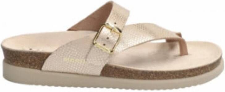 Mephisto Sandalen met bandjes voor dames in taupe