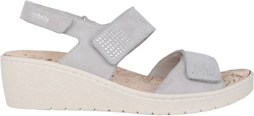 Mephisto Pam spark dames sandaal grijs