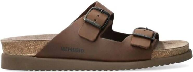 Mephisto Luchtige en comfortabele damessandaal Brown Dames