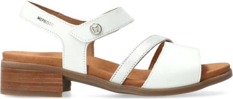 Mephisto Stijlvolle dames sandaal met Soft-Air tussenzool White Dames