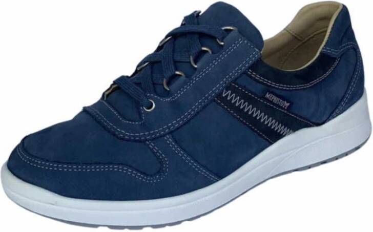 Mephisto Blauwe Vrijetijds Veterschoenen voor Dames