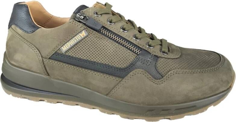 Mephisto Schoenen Sneaker Groen Heren