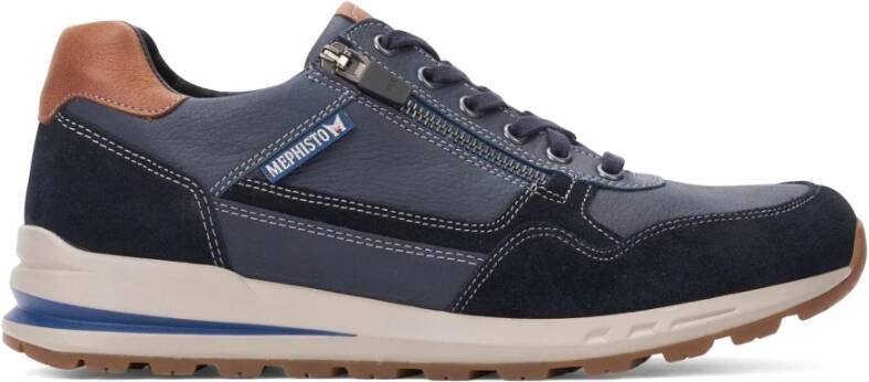 mephisto Sneakers Blauw Heren