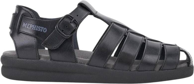 mephisto Stijlvolle herensandaal Black Heren