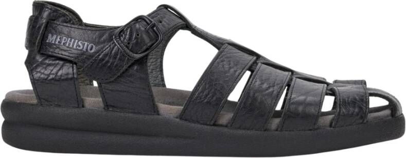 mephisto Stijlvolle herensandaal Black Heren