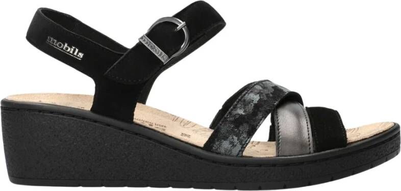 Mephisto Stijlvolle Pietra Sandaal voor Dames Black Dames