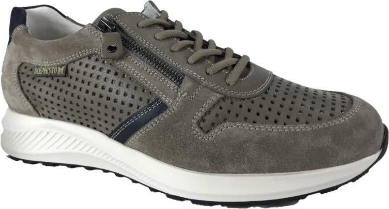 mephisto Stijlvolle Sneakers voor Mannen en Vrouwen Gray Heren