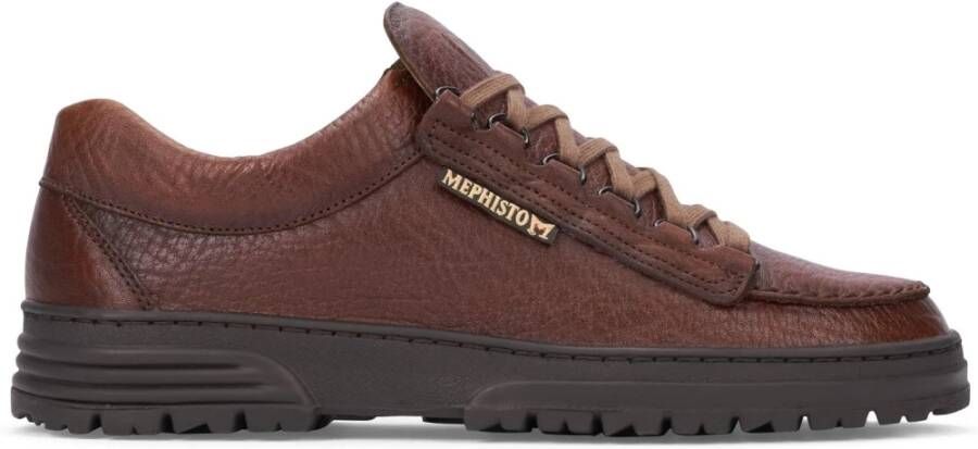 mephisto Stijlvolle Veterschoen voor Heren Brown Heren