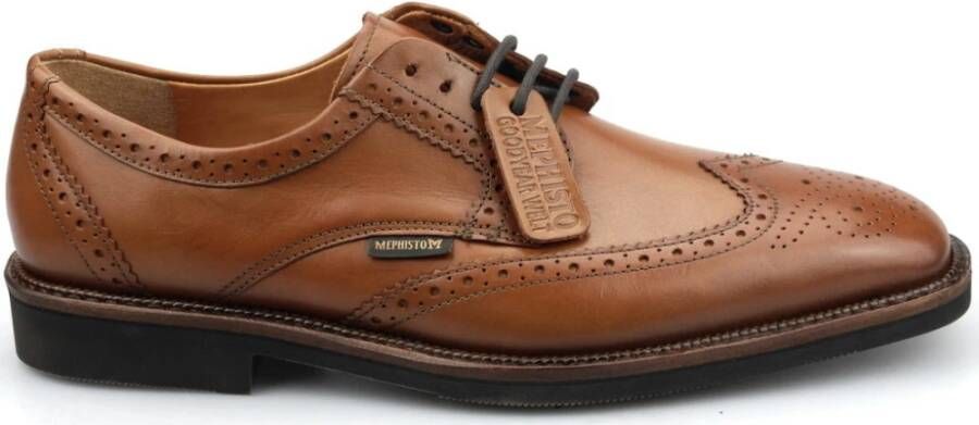 mephisto Supreme Hazelnootbruin Leren Goodyear Welt Schoenen Brown Heren