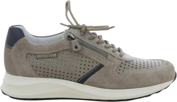 Mephisto Taupe Dino Z4 Herenschoenen Beige Heren