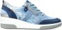 Mephisto Trudie Dames Sneakers Wijde Pasvorm Denim Blue Dames - Thumbnail 2