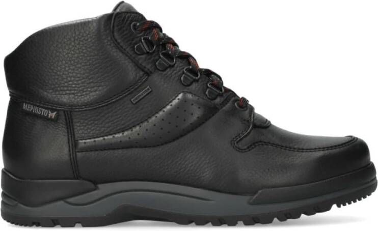 Mephisto Waterdichte Herenlaars Zwart
