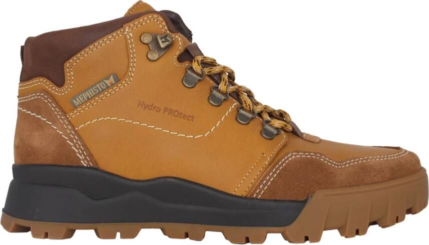 Mephisto Wayne Heren Enkellaars Bruin Tabak Brown Heren
