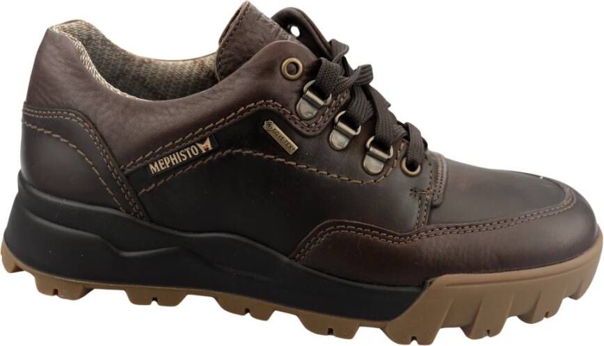 mephisto Wesley GT Leren Veterschoen Chestnut Brown Heren