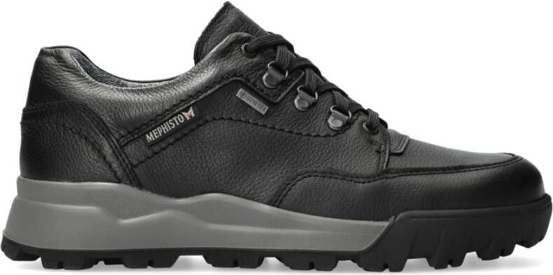 Mephisto Wesley GT Waterdichte Veterschoen Zwart Leer