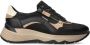 Mephisto Wijde Pasvorm Ergonomische Sneaker Zwart Black Dames - Thumbnail 2