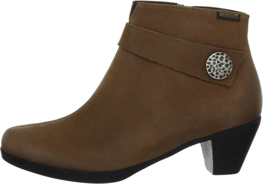 mephisto Zazy Dames Enkellaars Brown Dames