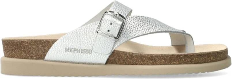 Mephisto Zilveren Teenloafer Sandaal