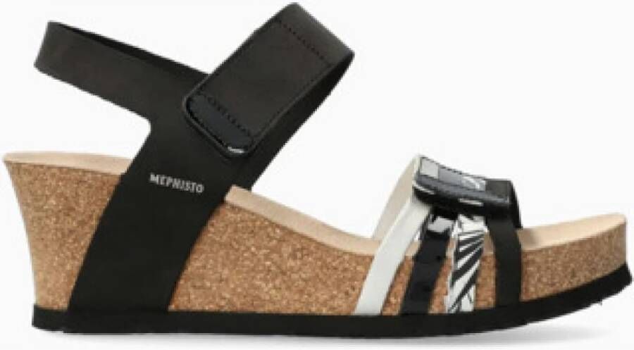 Mephisto Zwarte Damessandalen Stijlvolle Optie