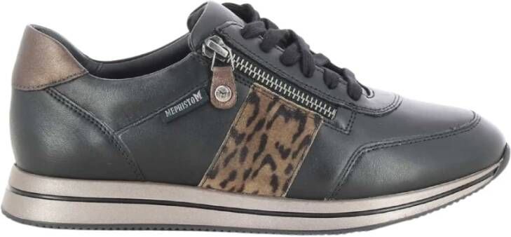 Mephisto Zwarte Damesschoenen Louma