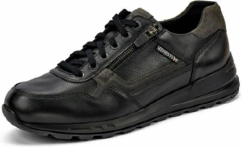 Mephisto Zwarte Heren Sneaker Comfortabel en veelzijdig