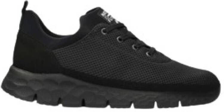 Mephisto Zwarte Heren Sneaker Comfortabel en veelzijdig
