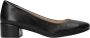 Mephisto Zwarte Leren Pumps voor Dames Black Dames - Thumbnail 1