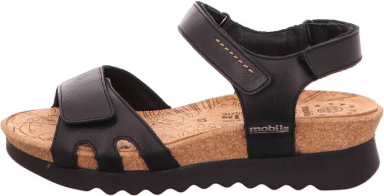 Mephisto Zwarte Quirina Sandalen Black Dames