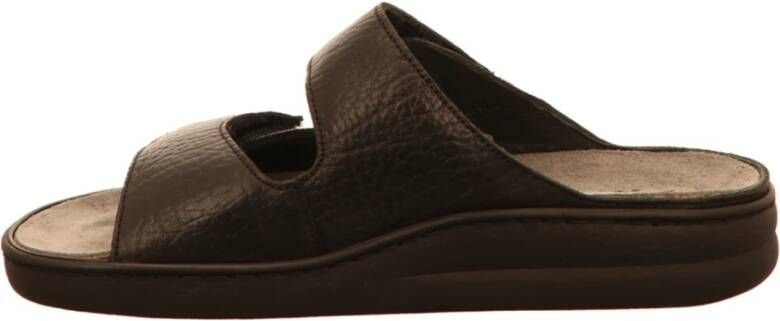 mephisto Zwarte Sandalen Black Heren