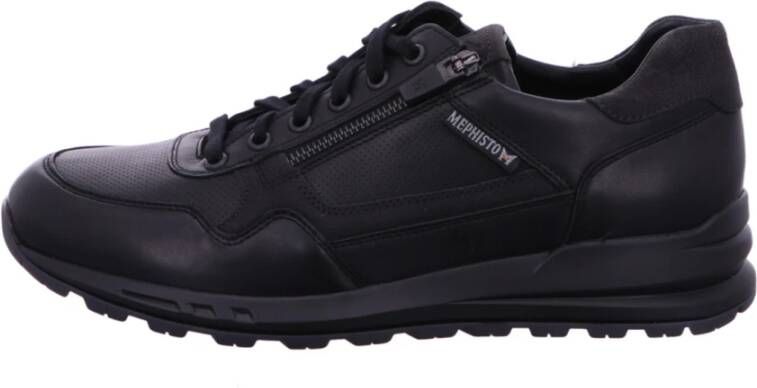 Mephisto Zwarte Veterschoenen