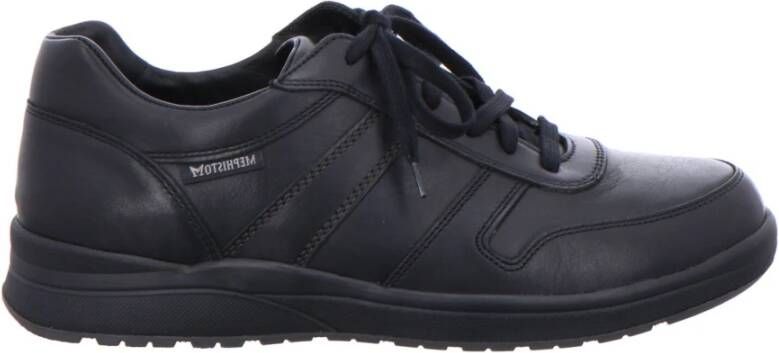 mephisto Zwarte Veterschoenen Black Heren