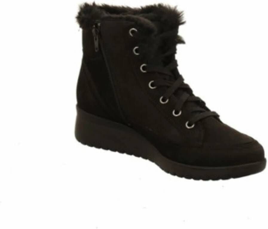 Mephisto Zwarte veterschoenen voor dames