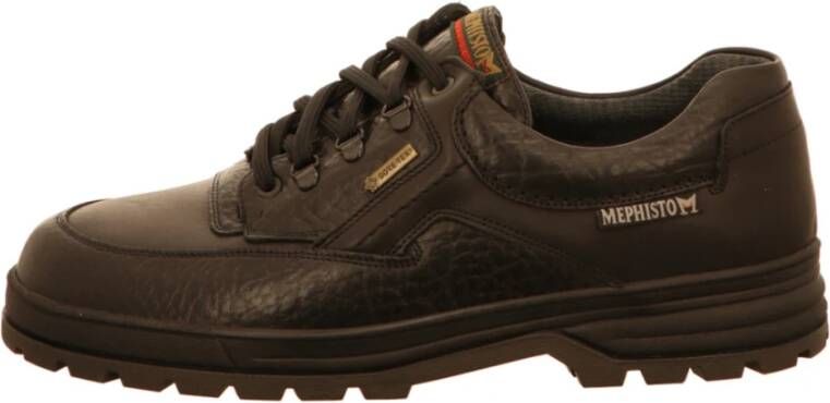 Mephisto Zwarte Veterschoenen voor Heren