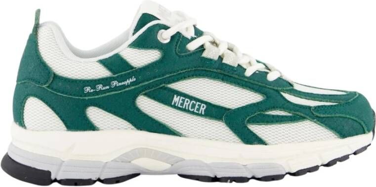 Mercer Amsterdam Mercer The Re-Run Pineapple 2.0 groen Mesh Lage sneakers Dames