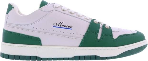 Mercer Amsterdam Heren The Brooklyn Wit Groen Multicolor Heren