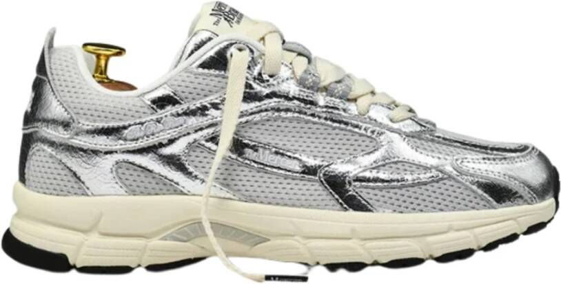 Mercer Amsterdam Gebroken Sneakers Zilver