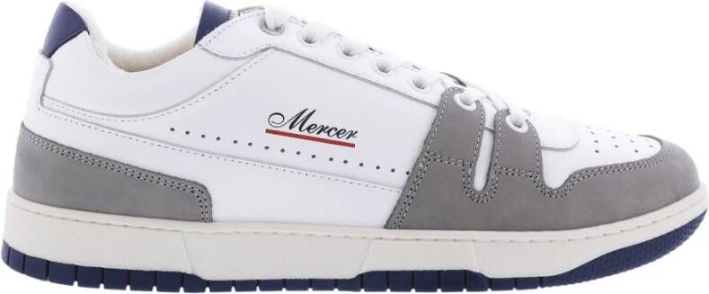 Mercer Amsterdam Heren The Brooklyn Wit Grijs Multicolor Heren