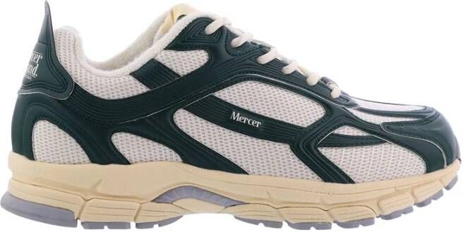 Mercer Amsterdam High-Frequency Groen Re-Run Dames Sneakers