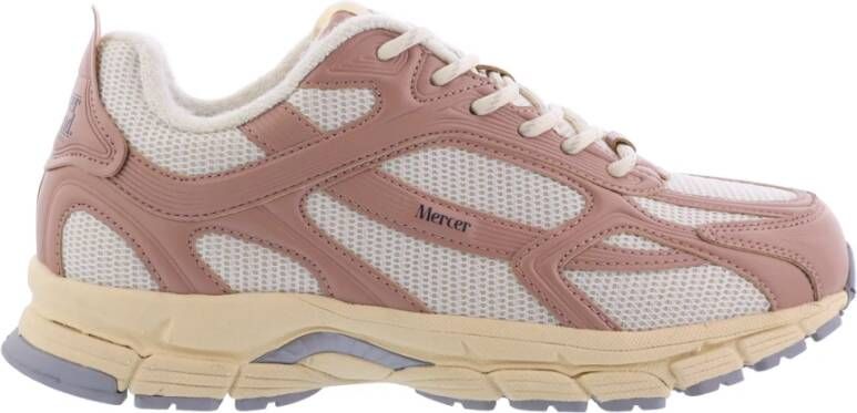Mercer Amsterdam High Frequency Roze Sneakers Pink Dames