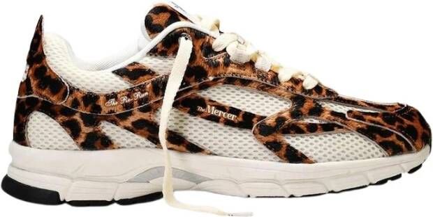 Mercer Amsterdam Leopard Re-Run Damesmode Sneakers