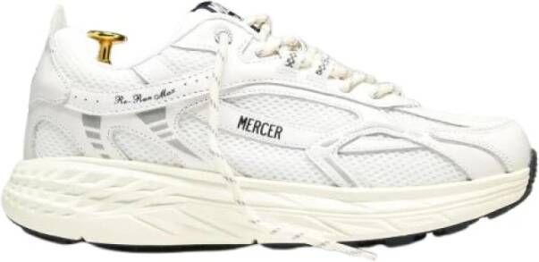 MERCER AMSTERDAM Lage Sneakers The Re-run Max Nappa Maat: 42 Materiaal: Textiel Kleur: Wit