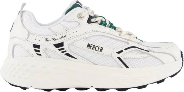 MERCER AMSTERDAM Lage Sneakers The Re-run Max Nappa Maat: 37 Materiaal: Leer Kleur: Beige