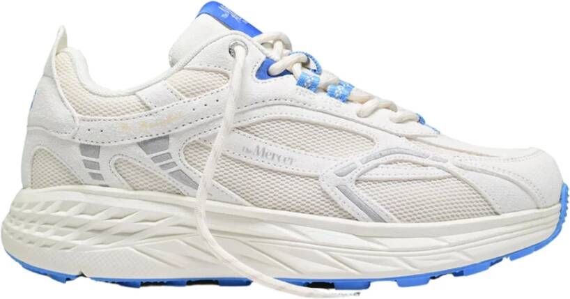 MERCER AMSTERDAM Lage Sneakers The Re-run Max Suede Maat: 40 Materiaal: Textiel Kleur: Wit
